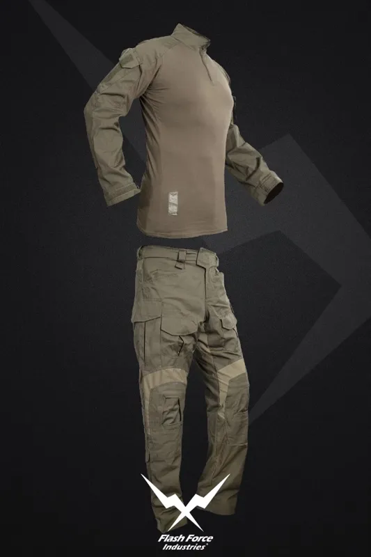 Flash Force Industries Gen3 Combat Set Complete · Verde / OD