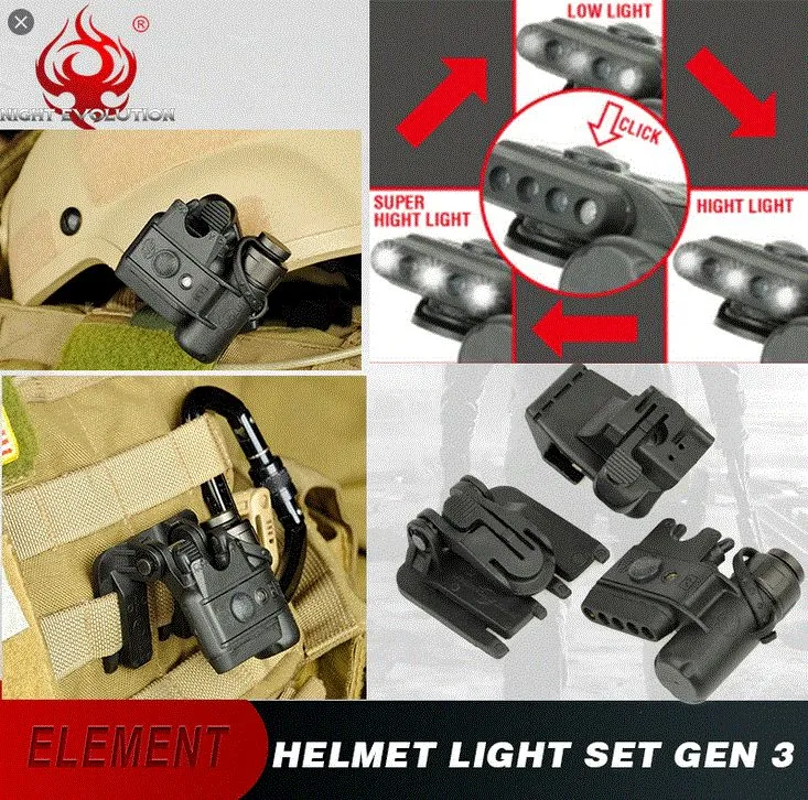 Night Evolution Gen III Helmet · Negro