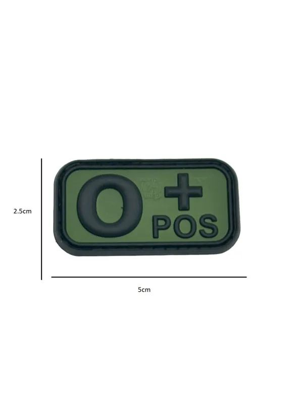 Jackets to go Gruppo Sanguigno Patch 0 + POS · Verde / OD