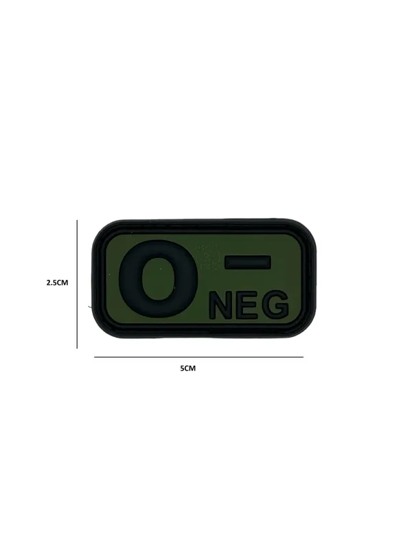Jackets to go Gruppo Sanguigno Patch 0 - NEG · Verde / OD