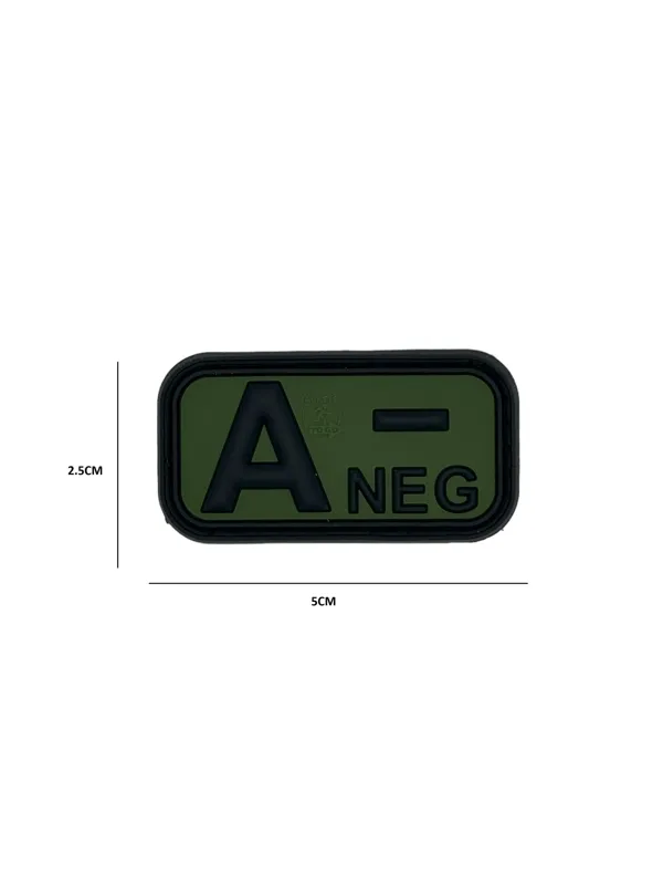 Jackets to go Gruppo Sanguigno Patch A - NEG · Verde / OD