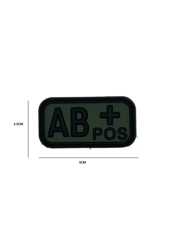 Jackets to go Gruppo Sanguigno Patch AB + POS · Verde / OD