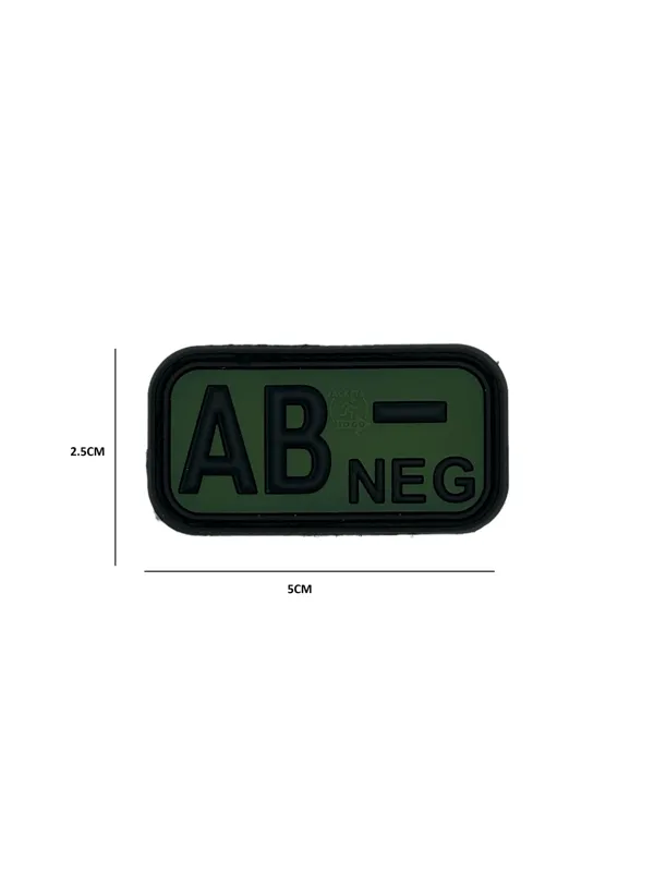 Jackets to go Gruppo Sanguigno Patch AB - NEG · Verde / OD