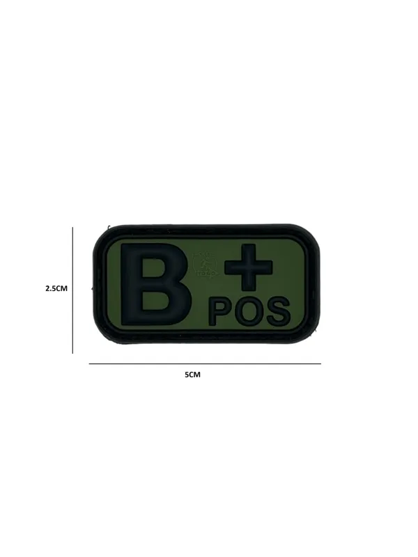 Jackets to go Gruppo Sanguigno Patch B + POS · Verde / OD