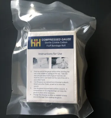 H&h PriMed Compressed Gauze CE Version - Flamor