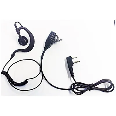 Auricolare con PTT e Cavo Spiralato - Ham Way