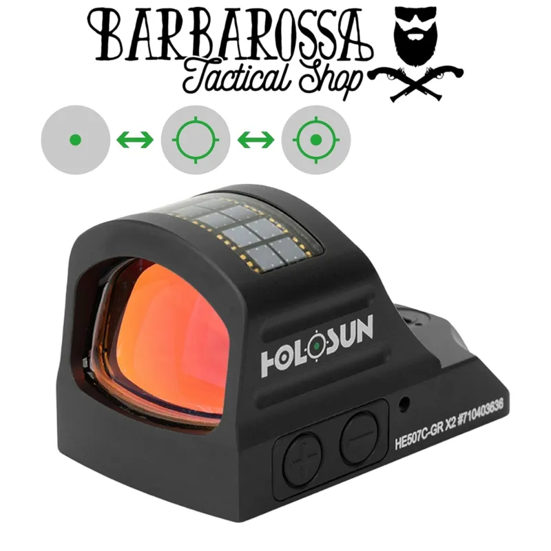 Holosun HE507C-GR-X2 - 2MOA/65MOA · Verde / OD