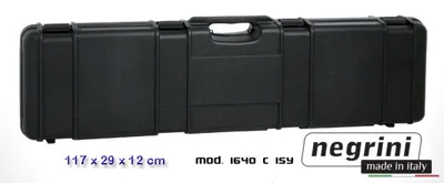 Valigia Rigida Porta Fucile 117x29x12 Pretagliato - Negrini