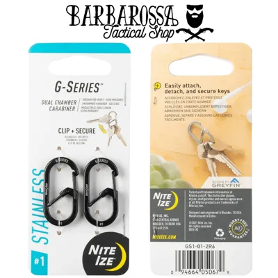 G-Series 1 Dual Chamber Carabiner - Nite Ize