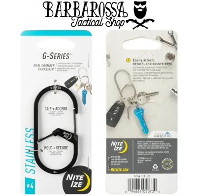 G-Series 4 Dual Chamber Carabiner - Nite Ize