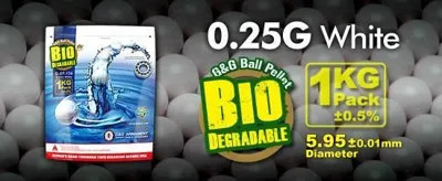 Pallini BIO 0,25g Bianchi - G&G Armament