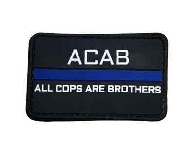 Patch "ACAB" All Cops Are Brothers - Thin Blue Line Italy