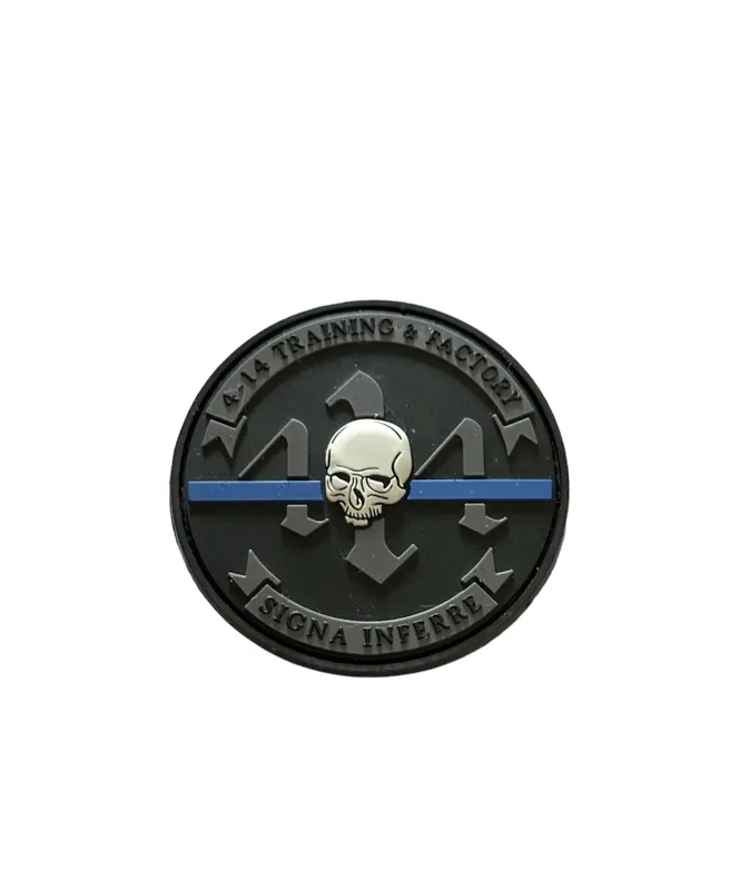 Blue Warrior Patch 4-14 Line · Azul
