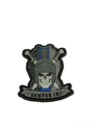 Patch Semper Ibi - Blue Warrior