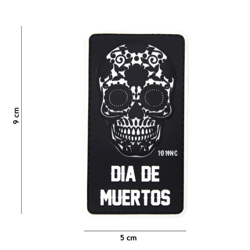 Mil-Spec Monkey Patch Dia de Muertos · Negro