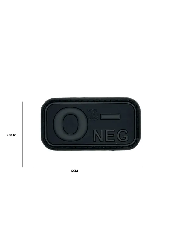 Jackets to go Patch Gruppo Sanguigno 0 · Gris