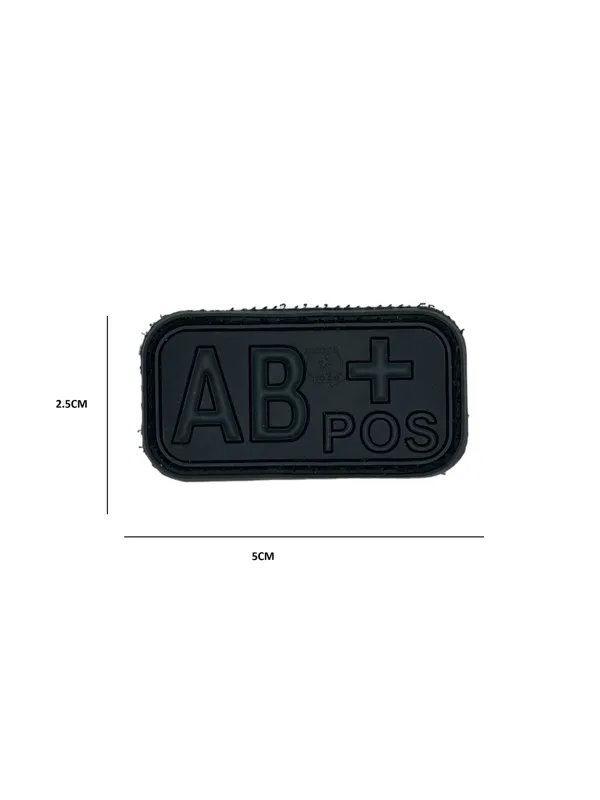 Jackets to go Patch Gruppo Sanguigno AB+ · Gris