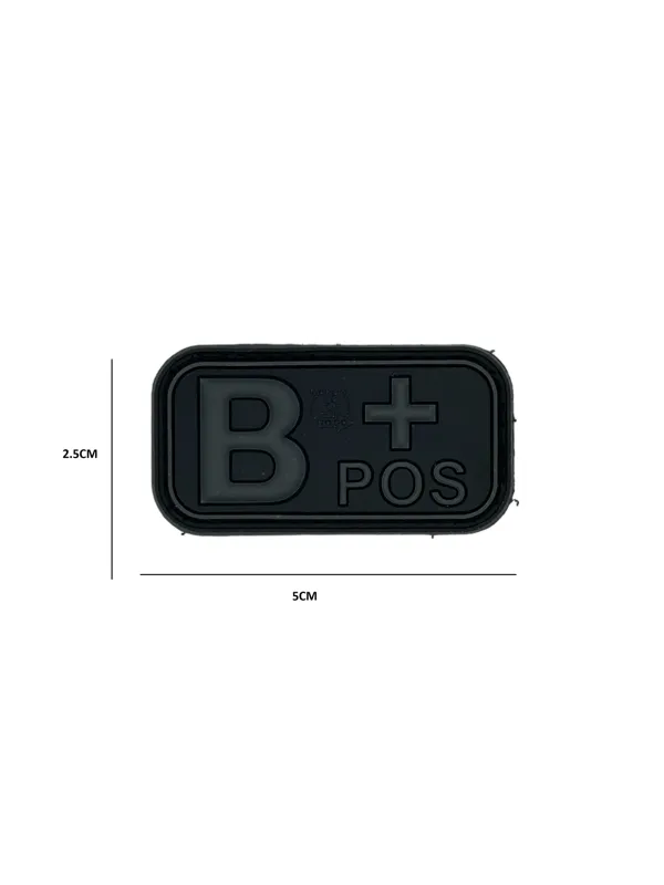 Jackets to go Patch Gruppo Sanguigno B+ · Gris