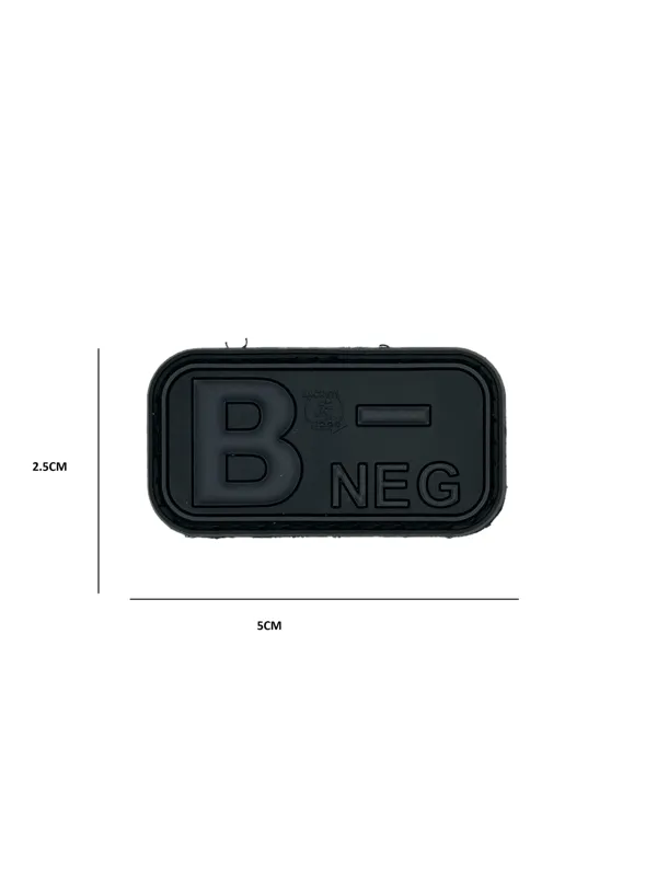 Jackets to go Patch Gruppo Sanguigno B · Gris