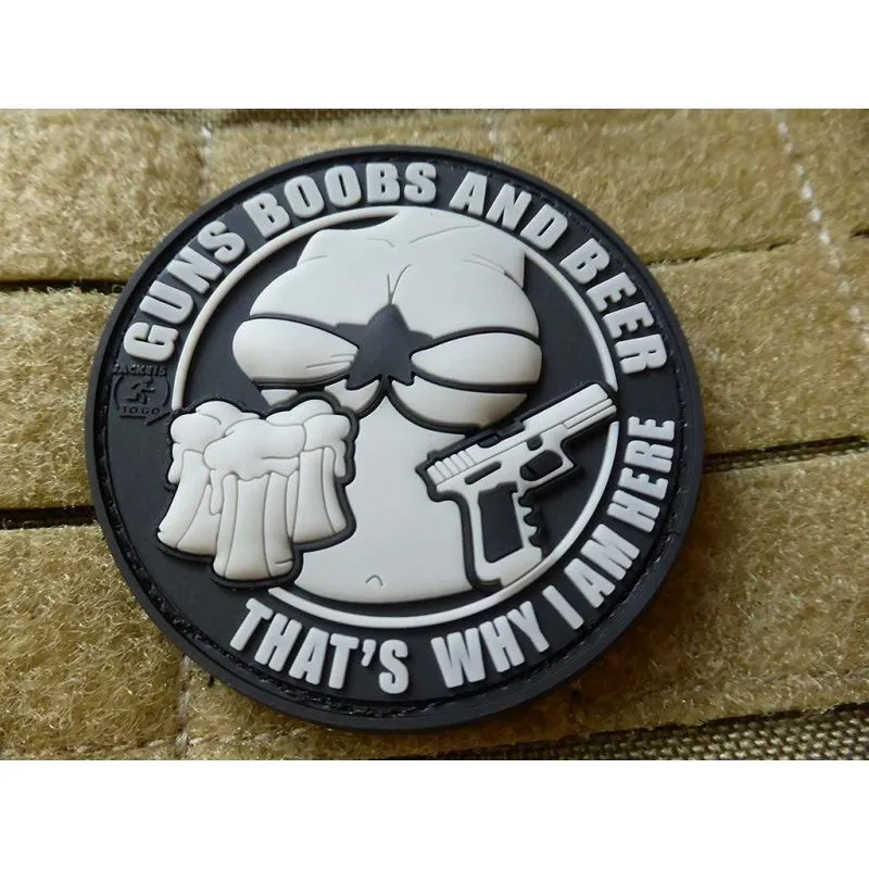 Mil-Spec Monkey Patch Guns Boobs and Beer Rubber