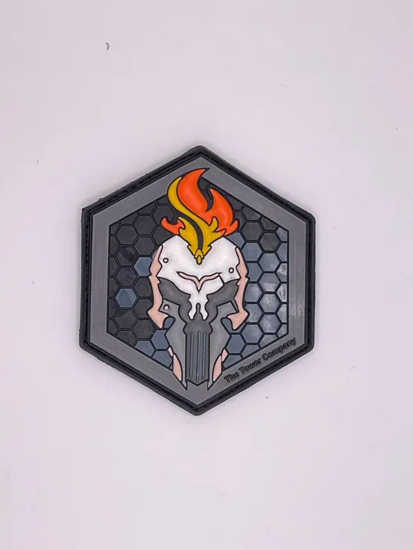 Mil-Spec Monkey Patch Helmet Spartan Fire