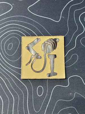 Patch Laser Cut Big - Counter Ignorance