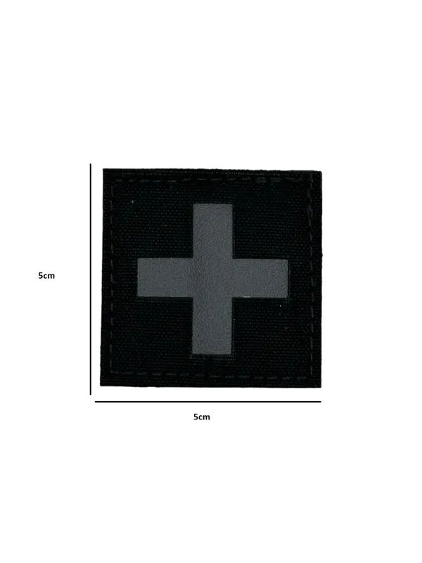Mil-Spec Monkey Patch Laser Cut Cross · Negro