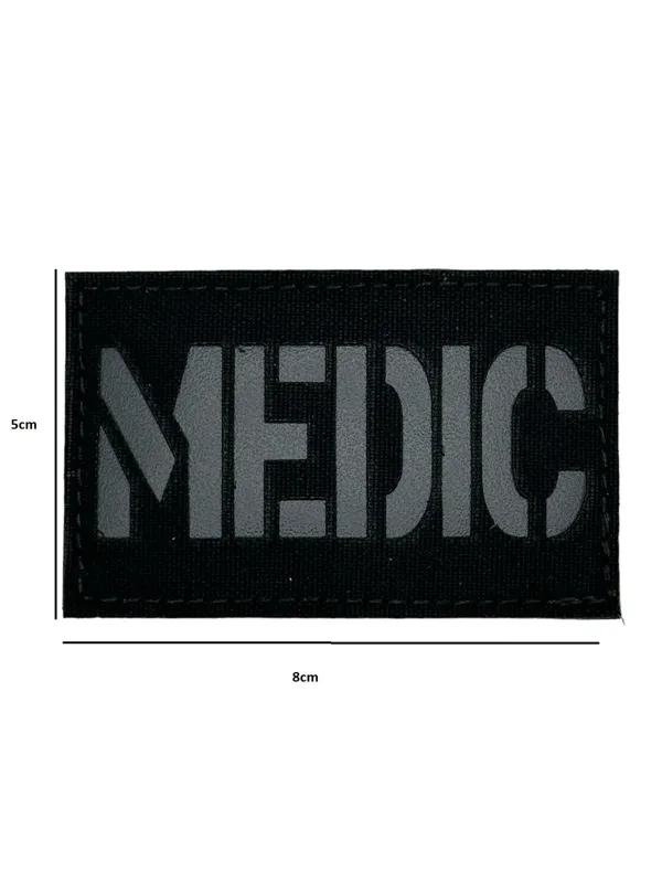 Mil-Spec Monkey Patch Laser Cut MEDIC · Negro