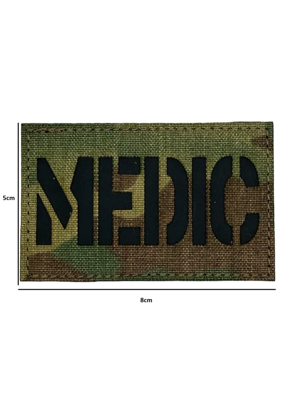 Mil-Spec Monkey Patch Laser Cut MEDIC · Multicam