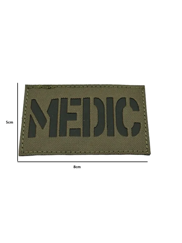 Mil-Spec Monkey Patch Laser Cut MEDIC · Verde / OD