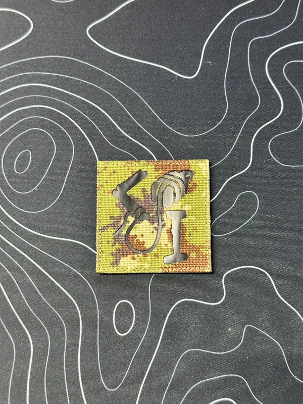 Counter Ignorance Patch Laser Cut Small · Vegetato