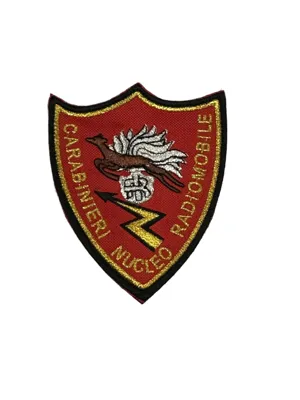 Patch Ricamata Carabinieri Nucleo Radiomobile - Ex. Art 28 T.U.L.P.S
