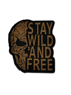Patch Stay Wild and Free - Mil-Spec Monkey