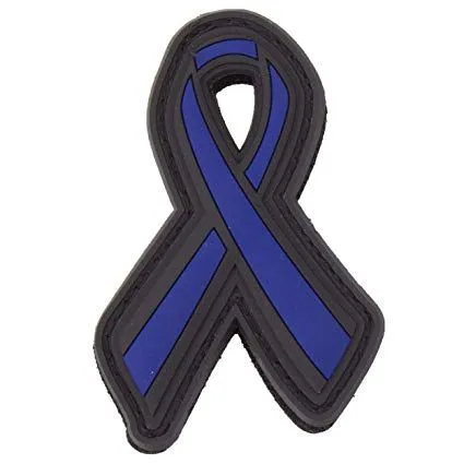 Thin Blue Line Italy Patch Thin Line Ribbon · Azul