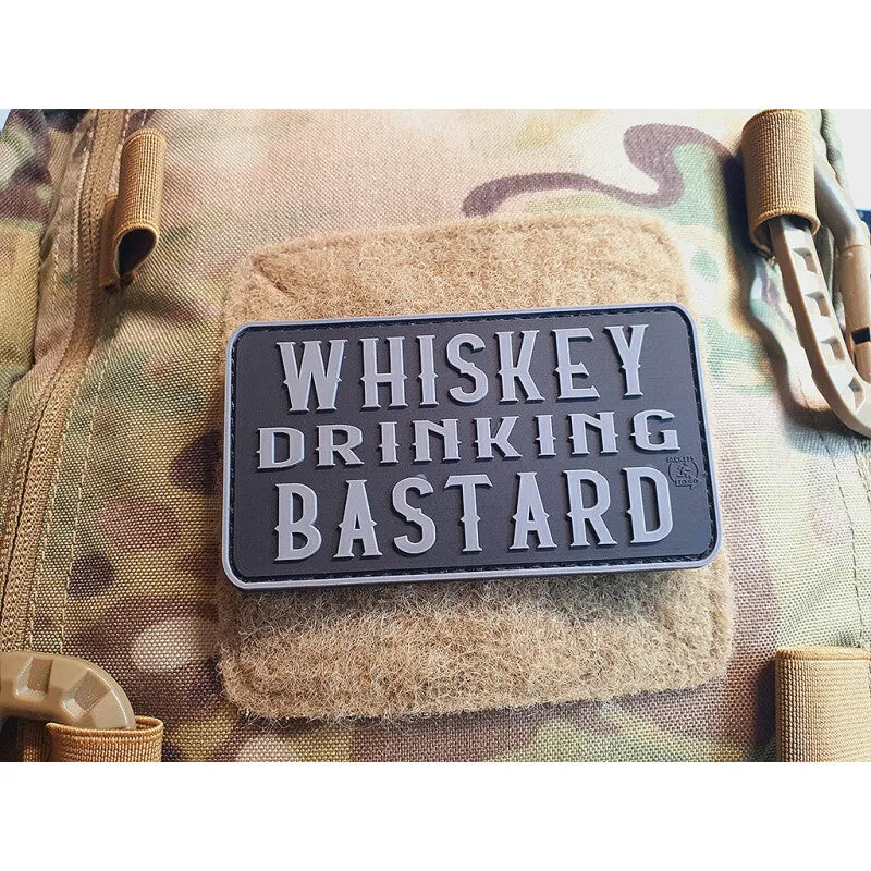 Jackets to go Patch Whiskey Drinking Bastard
