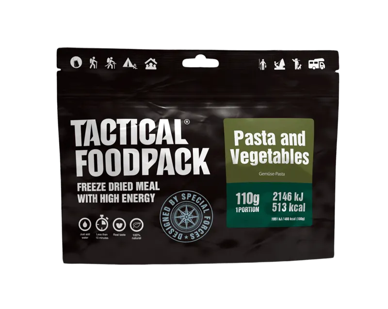Tactical Foodpack Pasta and Vegetables