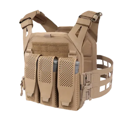 Warrior Laser Cut LPC V2 Low Profile Plate Carrier with Ladder Sides and DFP Triple Adaptive MAG Pouch & 5.56 Triple Inserts - Warrior Assault Systems