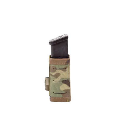 Warrior Laser Cut Single Snap MAG Pouch 9mm Short - Warrior Assault Systems
