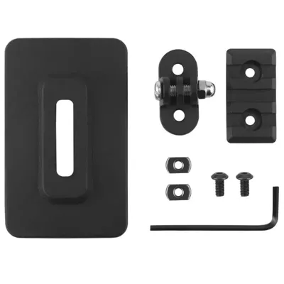 Attacco Slitta GoPro per Elmetto a Velcro - Wosport