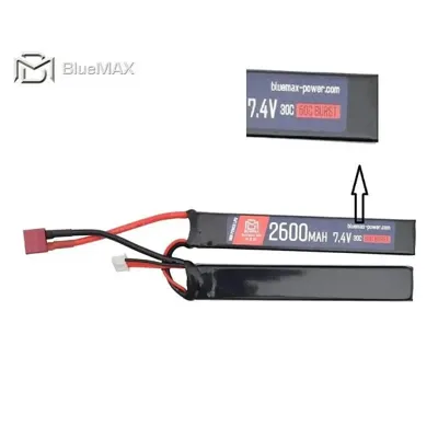 Batteria LIPO 7.4V x 2600mAh Attacco Deans - Power - BlueMax