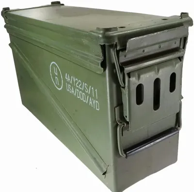 Box Porta Munizioni in Metallo - Box Medio - Mil-Tec