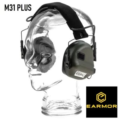 M31 Plus, Cuffie Tattiche Antirumore Ideali per Poligono - Earmor