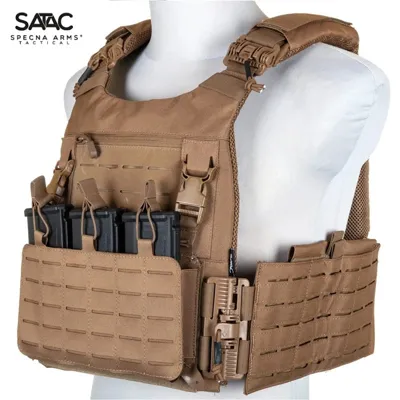 Gilet Tattico Plate Carrier QR con Sgancio Rapido - SaTac