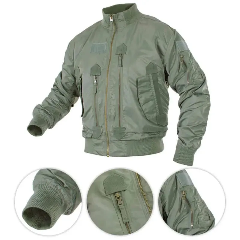 Mil-Tec Giubbotto Pilota · Verde / OD