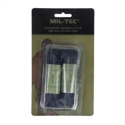 Lacci Cerati per Anfibi - Neri 180 cm - Mil-Tec