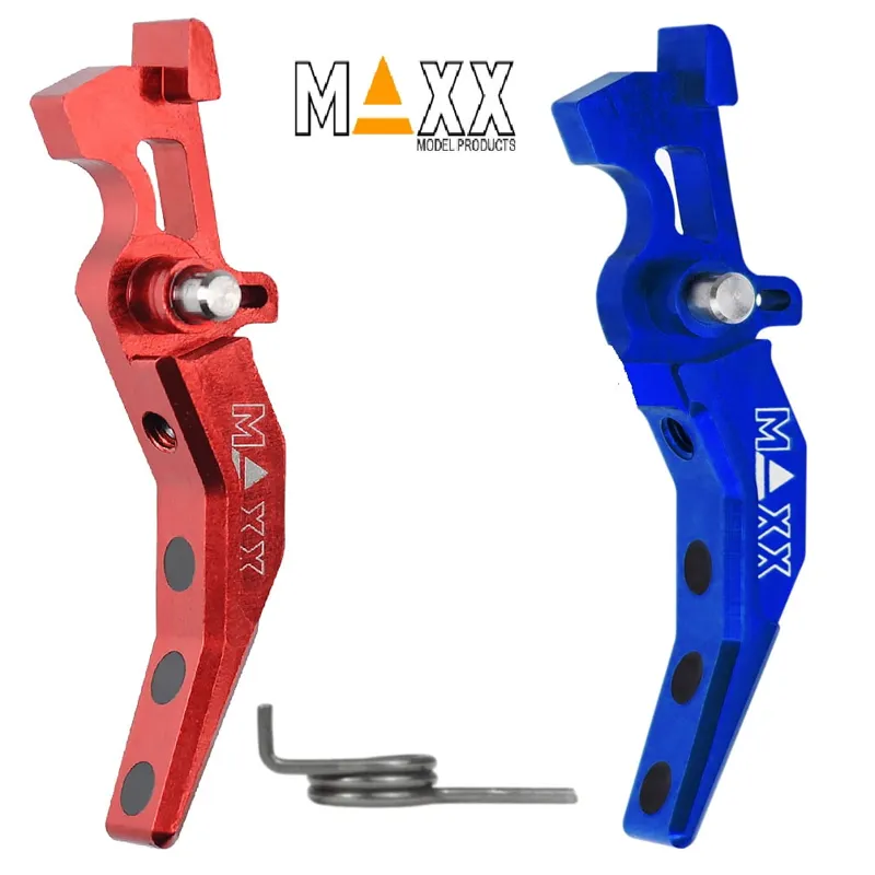 Maxx Model Grilletto in Alluminio Advanced Trigger Style C · Rojo