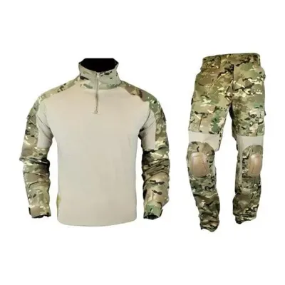 Mimetica Completa Combat con Ginocchiere e Gomitiere - JS Tactical
