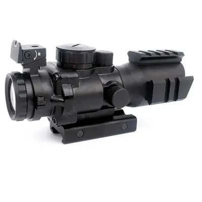 Mirino ACOG 4x32, Ottica con Reticolo Illuminato e Tacca Di Mira - theta