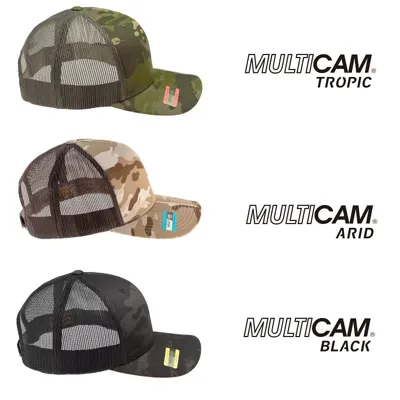 Retro Trucker Cap Tropic - Multicam