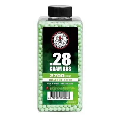 Pallini 0.28g 2700BBs - Traccianti Verdi - G&G Armament